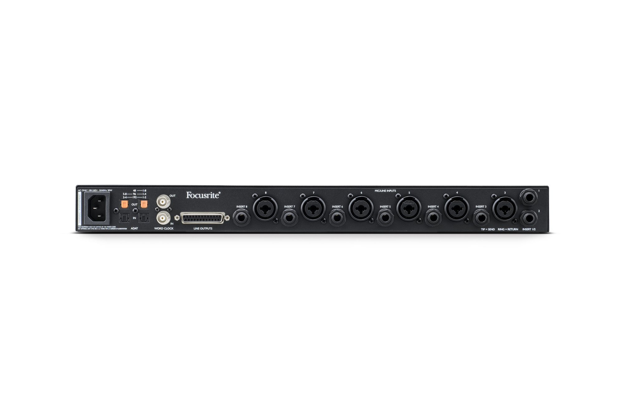 Galerijní obrázek č.4 AD/DA převodníky FOCUSRITE CLARETT+ OCTOPRE