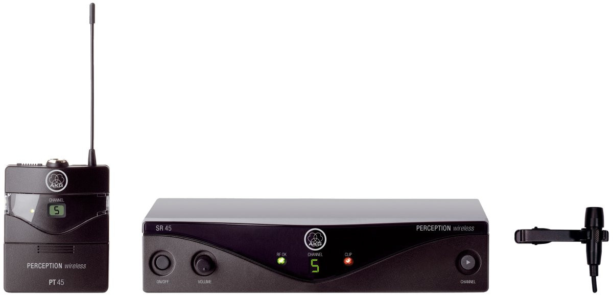 Hlavní obrázek S klopovým mikrofonem (lavalier) AKG Perception WMS45 Wireless Presenter Set - A