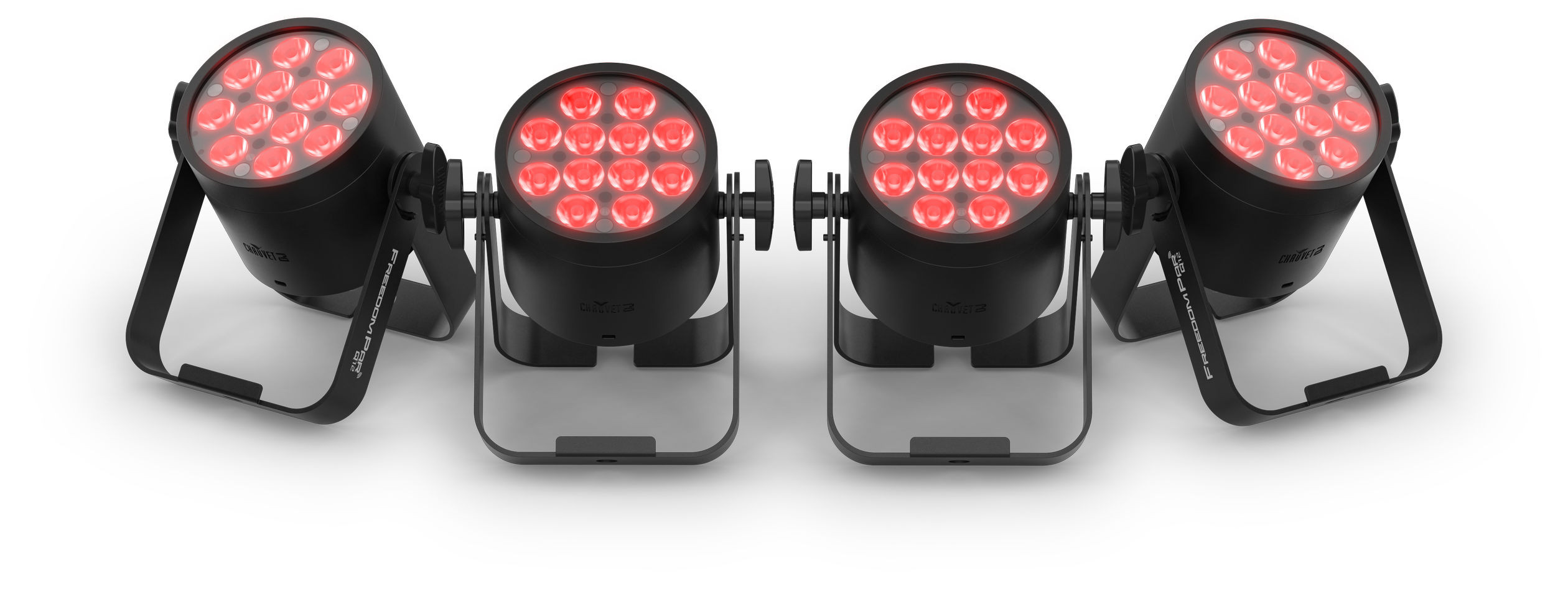 Galerijní obrázek č.4 LED RGBA (RGB+Amber) CHAUVET DJ Freedom Par Q12 X4