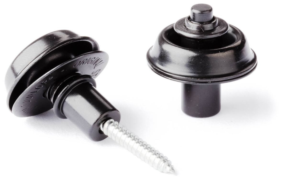 Hlavní obrázek Příslušenství DUNLOP Straplok Strap Retainers Flush Mount - Black Oxide
