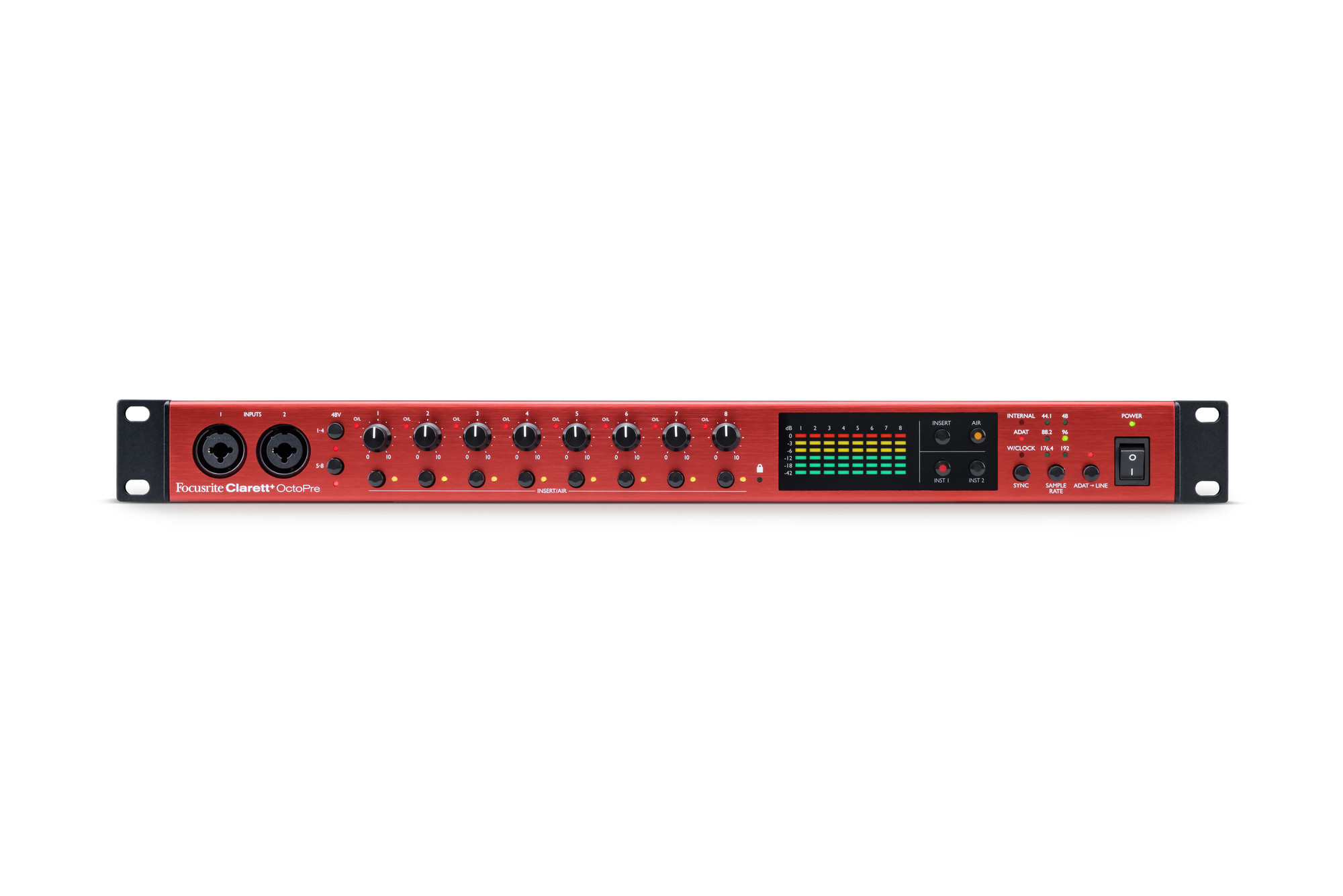 Galerijní obrázek č.2 AD/DA převodníky FOCUSRITE CLARETT+ OCTOPRE