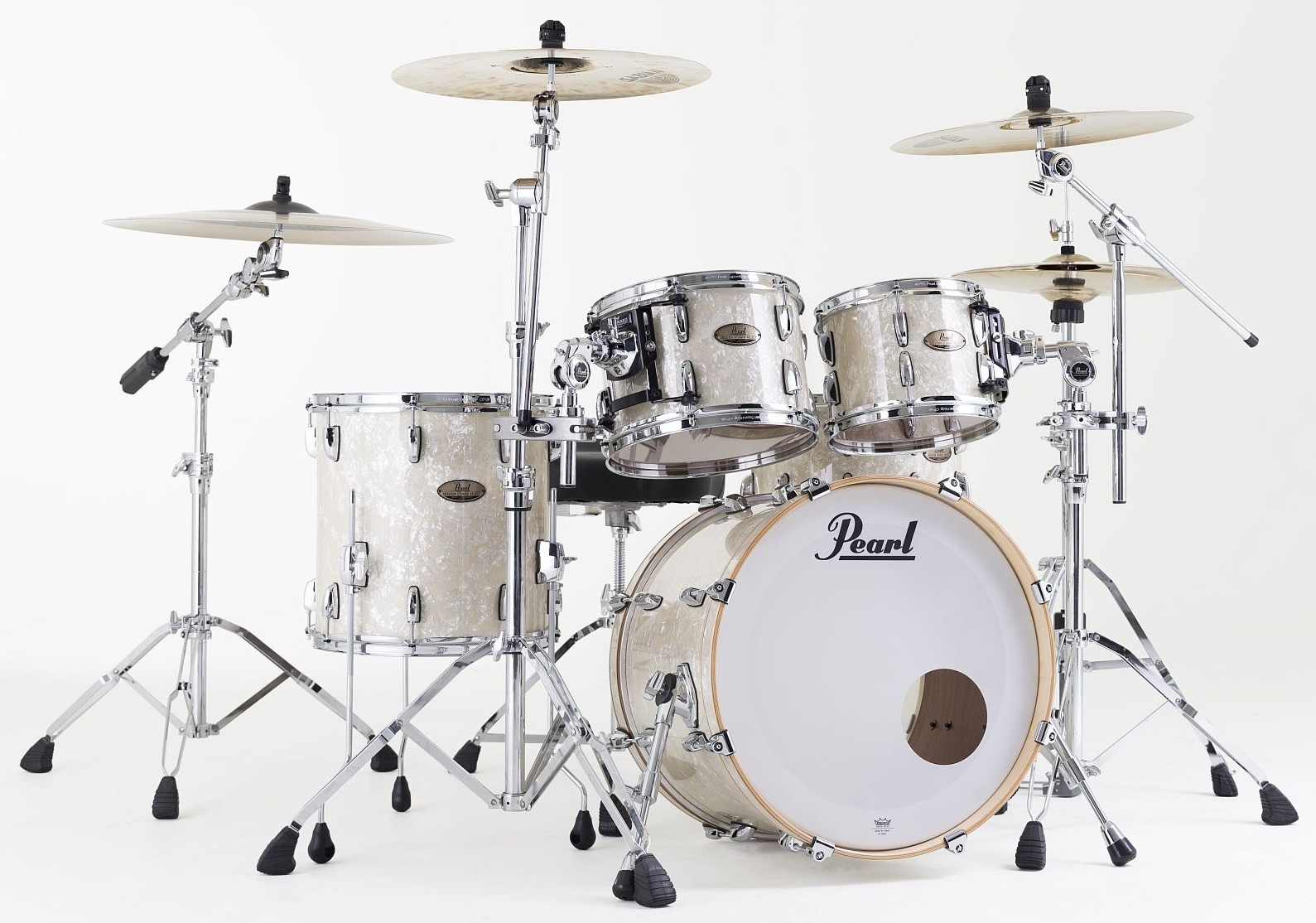 Hlavní obrázek 20“; 10“, 12“; 14“ PEARL STS904XP/C405 Session Studio Select - Nicotine White Marine Pearl