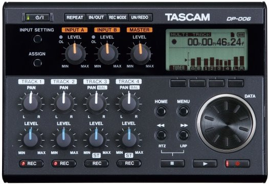 Hlavní obrázek Vícestopé rekordery (stolní/rackové) TASCAM DP-006