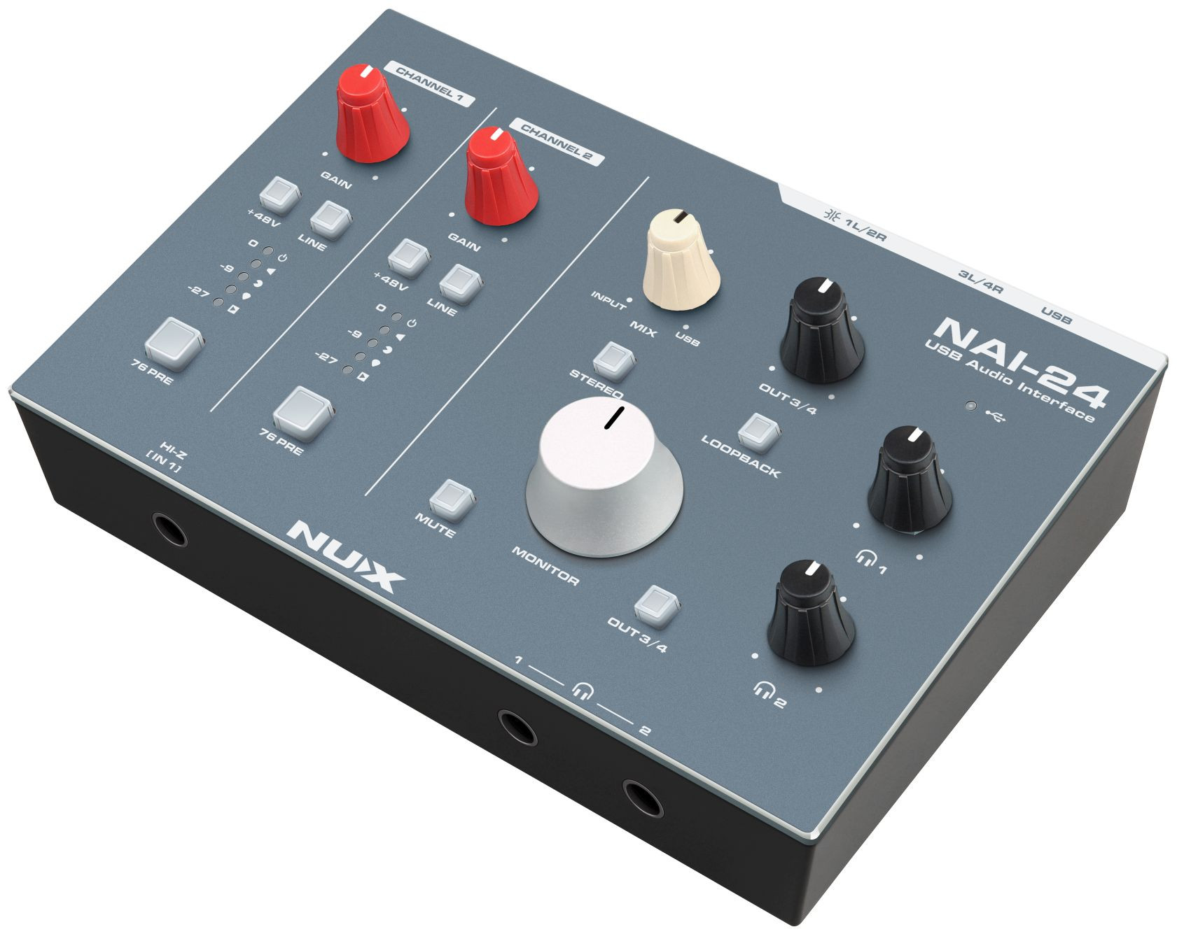 Galerijní obrázek č.5 USB zvukové karty NUX NAI-24 USB Audio Interface