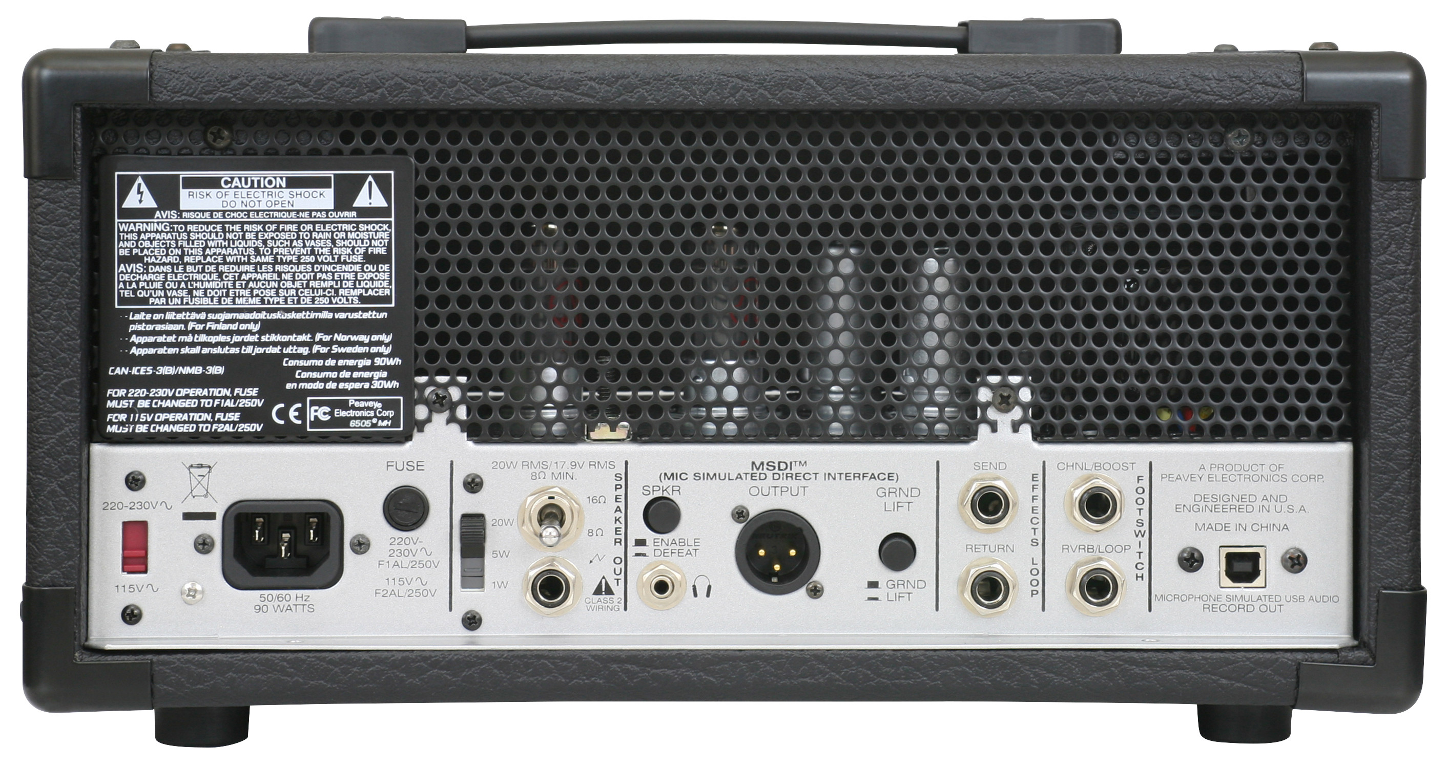 Galerijní obrázek č.1 Lampové zesilovače PEAVEY 6505 MH