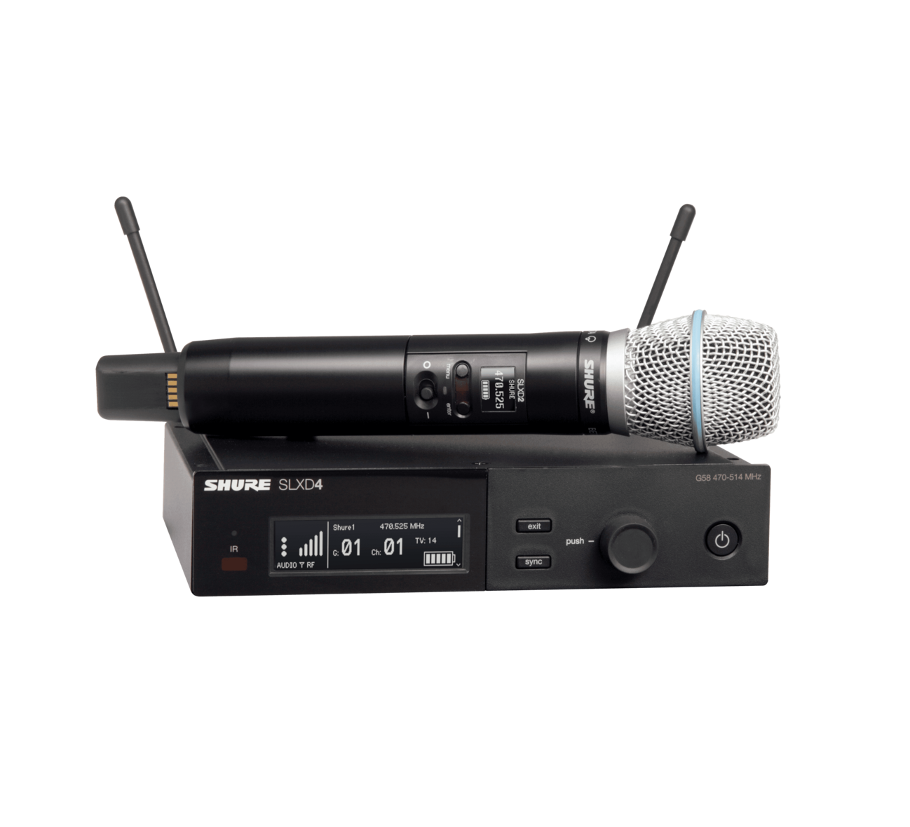 Hlavní obrázek S ručním mikrofonem SHURE SLXD24E/B87A-S50