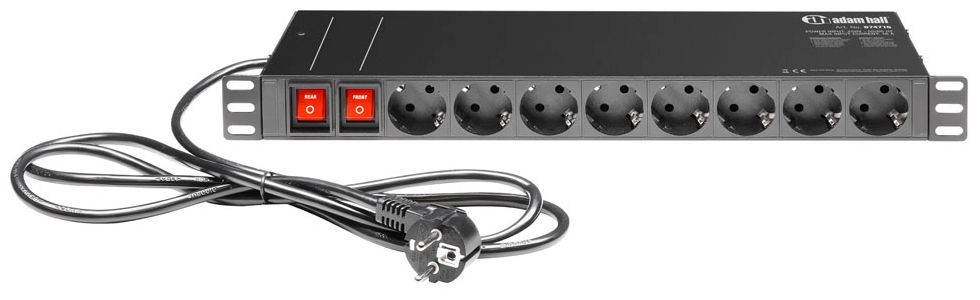 Hlavní obrázek Stabilizátory napětí, napájecí distributory a osvětlovací rackové moduly ADAM HALL RACK PDU 16SS