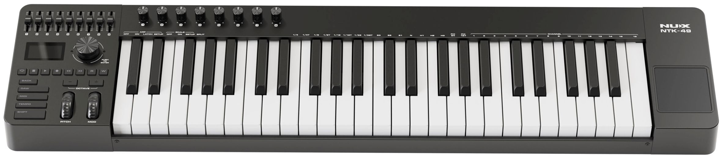 Galerijní obrázek č.1 MIDI keyboardy NUX NTK-49