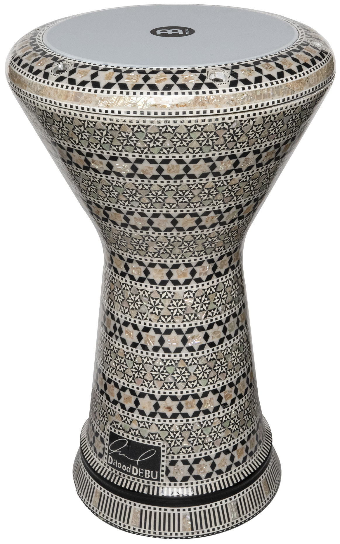 Hlavní obrázek Doumbeky MEINL Percussion - Daood Debu Signature Artisan Edition Doumbek 9” - White Pearl