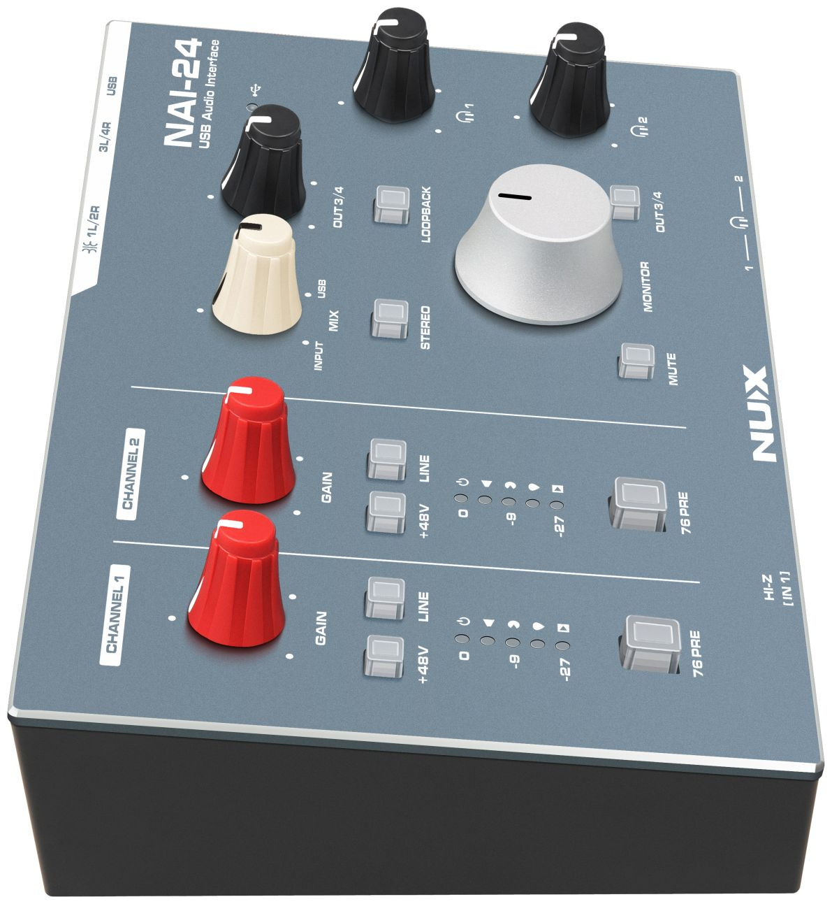 Galerijní obrázek č.10 USB zvukové karty NUX NAI-24 USB Audio Interface