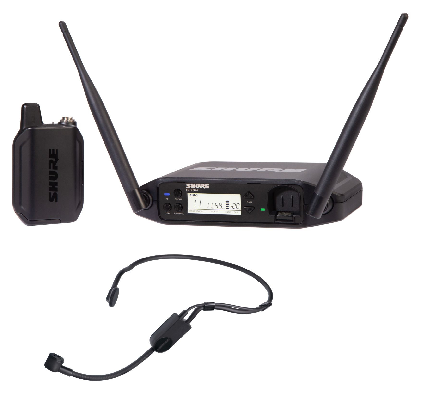 Hlavní obrázek S hlavovým mikrofonem SHURE GLXD14+/PGA31