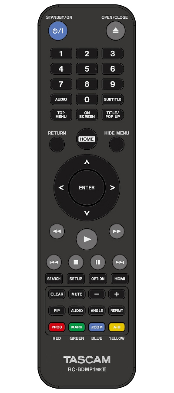 Galerijní obrázek č.2 Profesionální CD/DVD/USB/SD/MC přehrávače TASCAM BD-MP1MKII