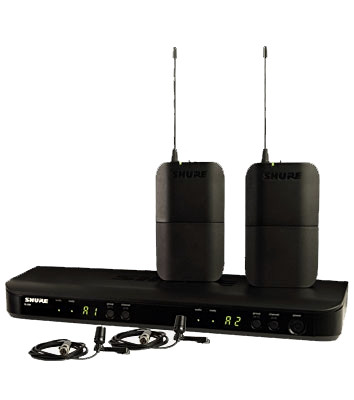 Hlavní obrázek S klopovým mikrofonem (lavalier) SHURE BLX188E/CVL K3E 606 - 630 MHz