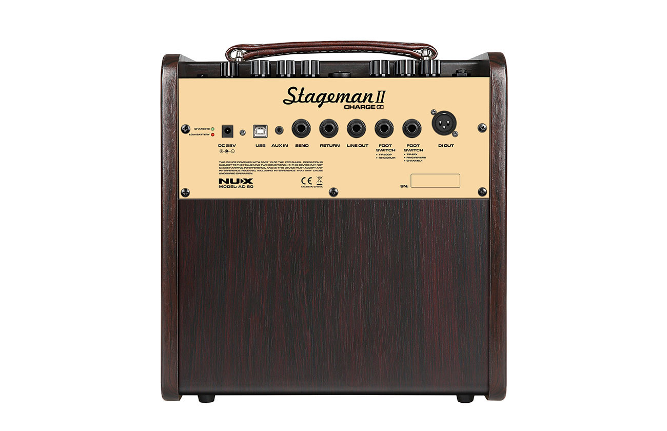 Galerijní obrázek č.3 Akustická komba NUX AC-80 Stageman II Charge