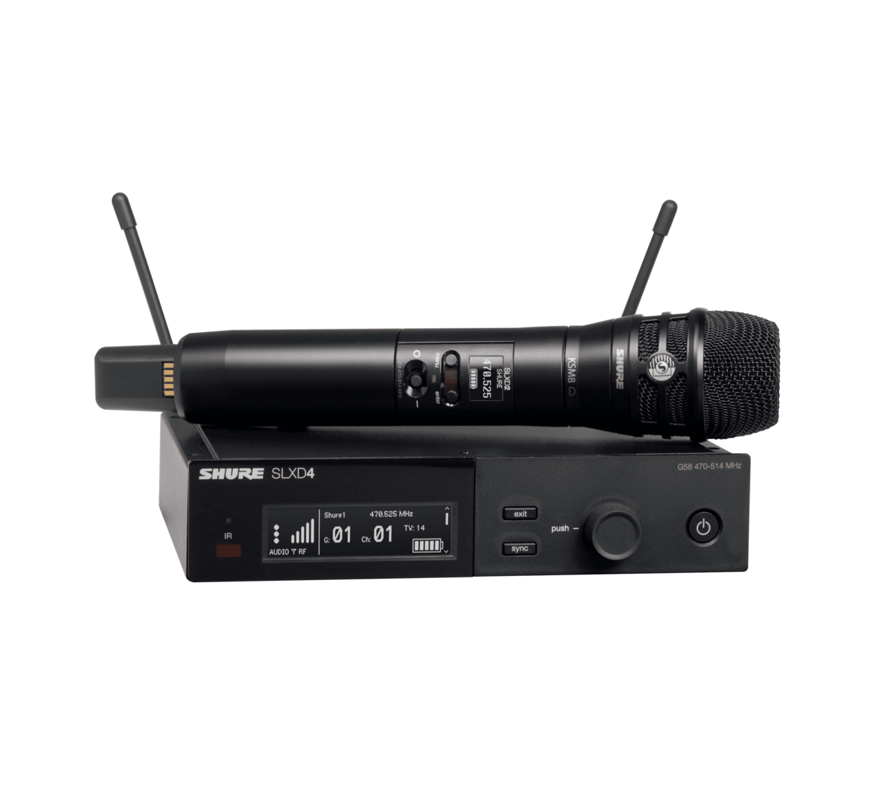 Hlavní obrázek S ručním mikrofonem SHURE SLXD24E/K8B-G59