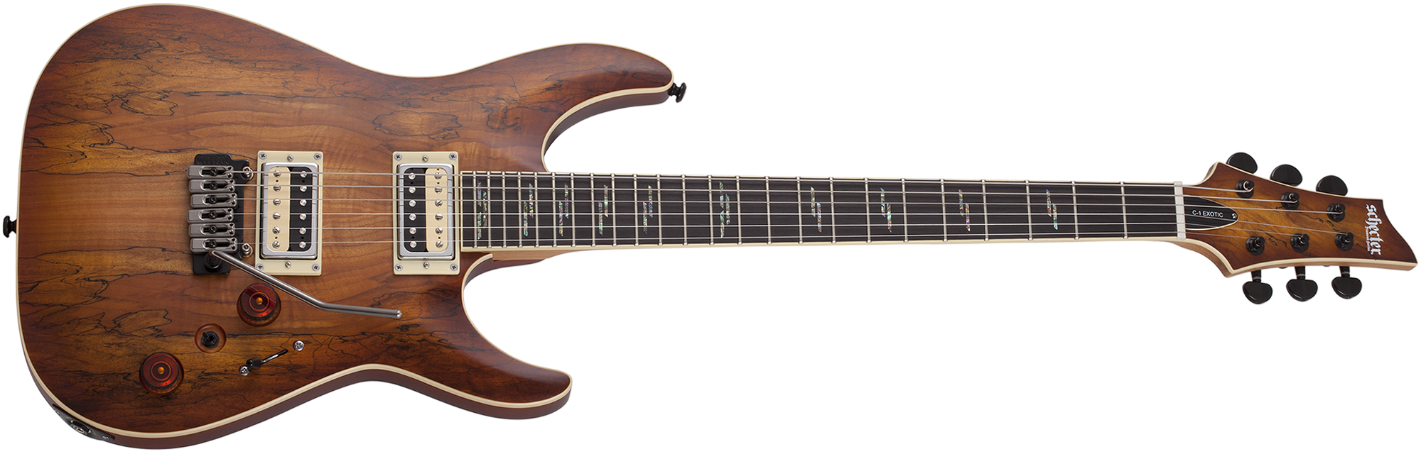 Hlavní obrázek Superstrat SCHECTER C-1 Exotic Spalted Maple - Satin Natural Vintage Burst