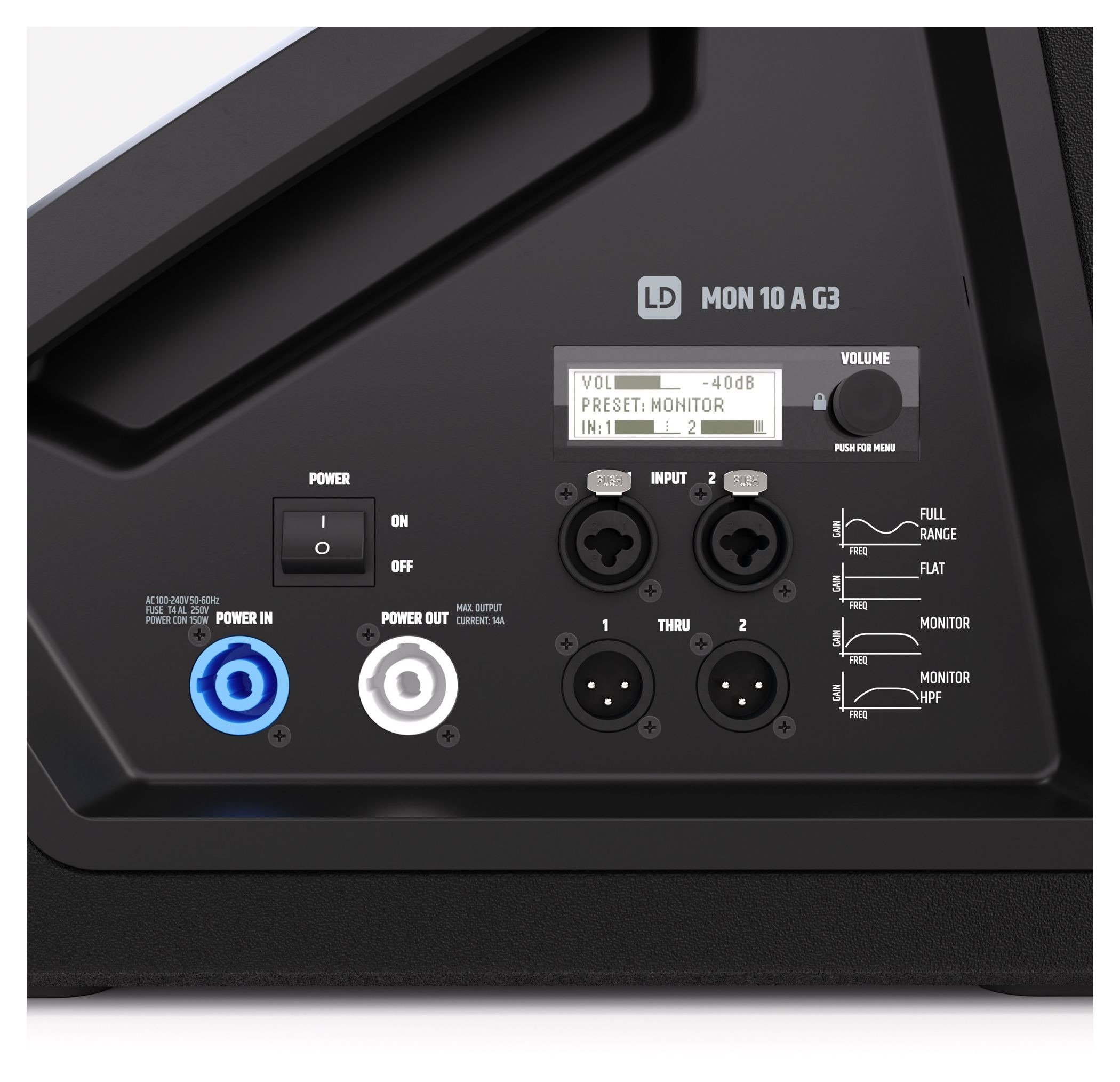 Galerijní obrázek č.3 Aktivní pódiové odposlechy LD SYSTEMS MON 10 A G3