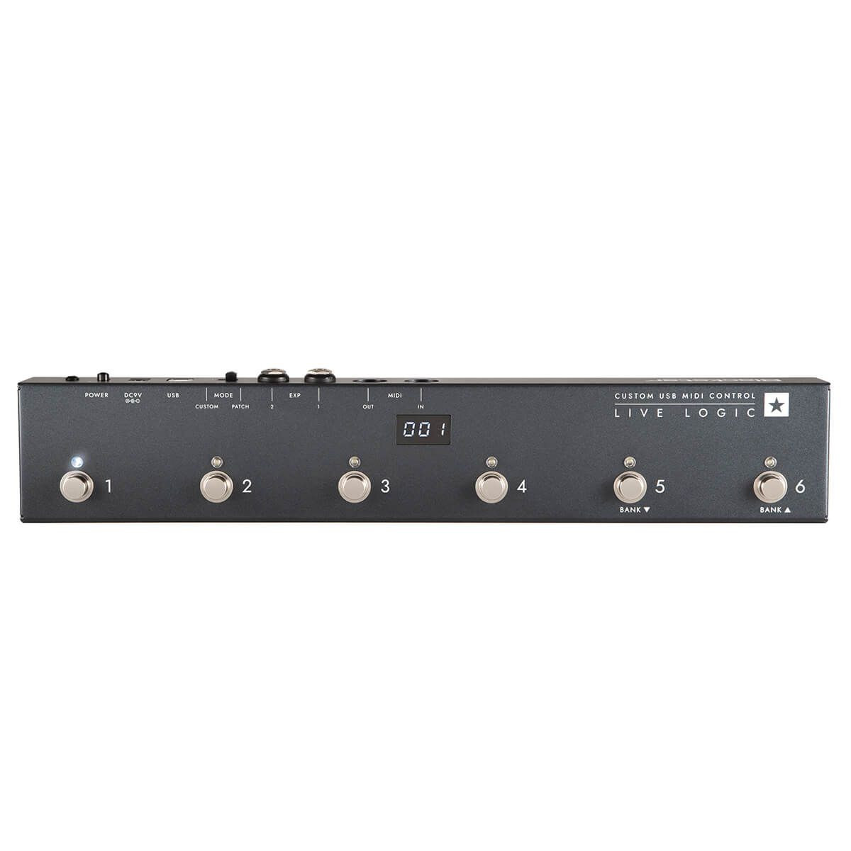 Hlavní obrázek Footswitche a přepínače BLACKSTAR Live Logic Midi Controller
