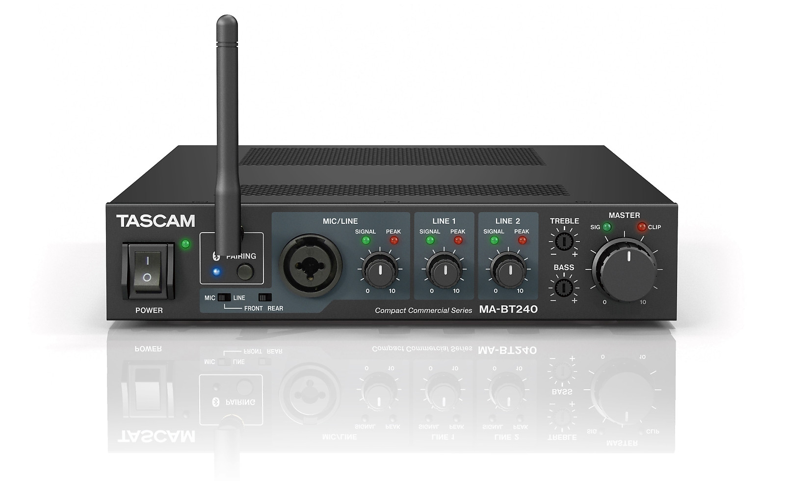 Hlavní obrázek Dvoukanálové zesilovače TASCAM MA-BT240