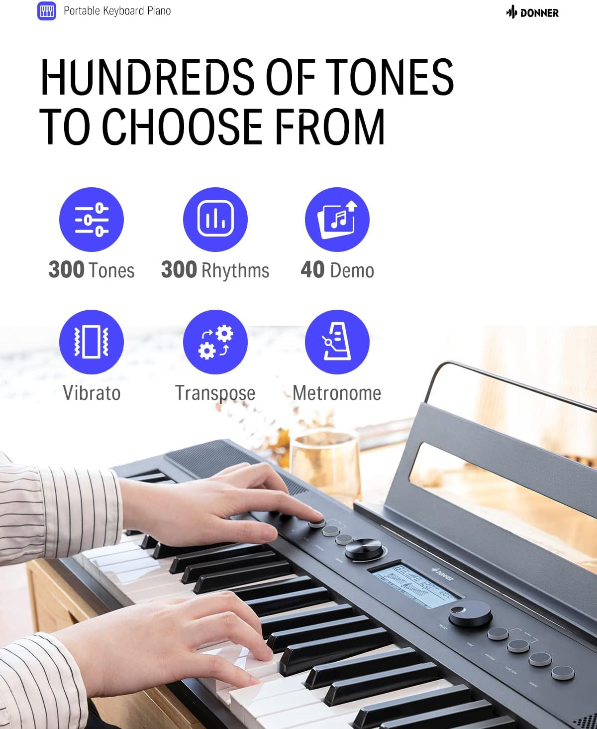 Galerijní obrázek č.8 Stage piana DONNER SD-10