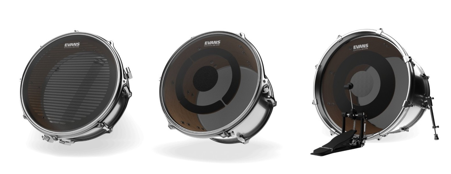 Galerijní obrázek č.2 Činelové sady EVANS ECPPB-DB1-R dB One Rock System + Cymbals