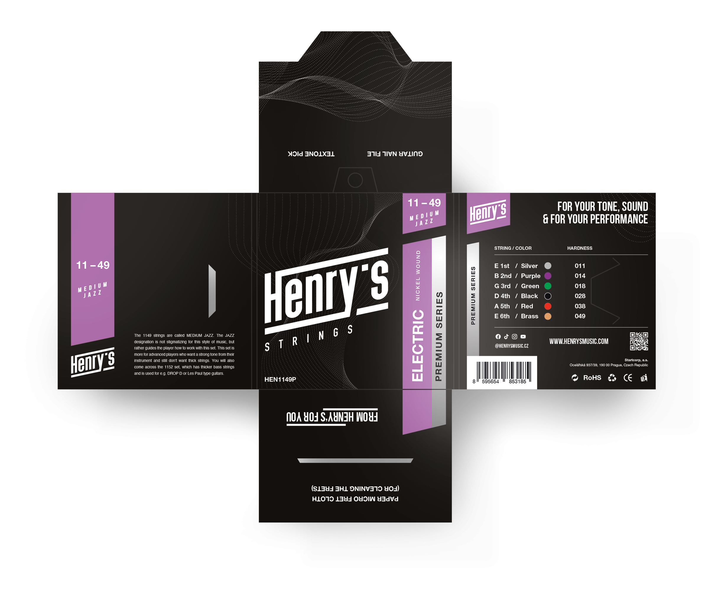 Galerijní obrázek č.2 Tvrdost .011 HENRY’S Premium HEN1149P
