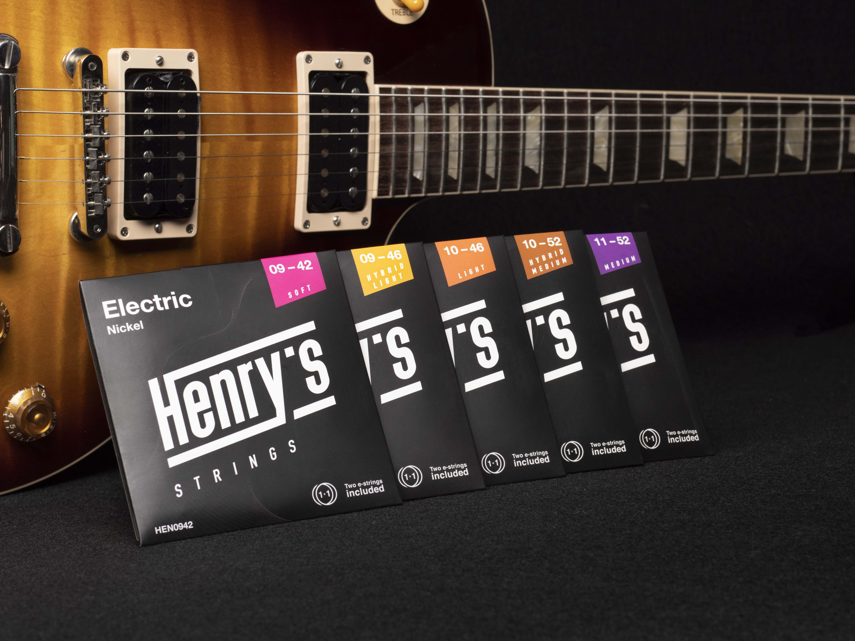 Galerijní obrázek č.2 Tvrdost .009 HENRY’S HEN0942 Electric Nickel - 009“ - 042“
