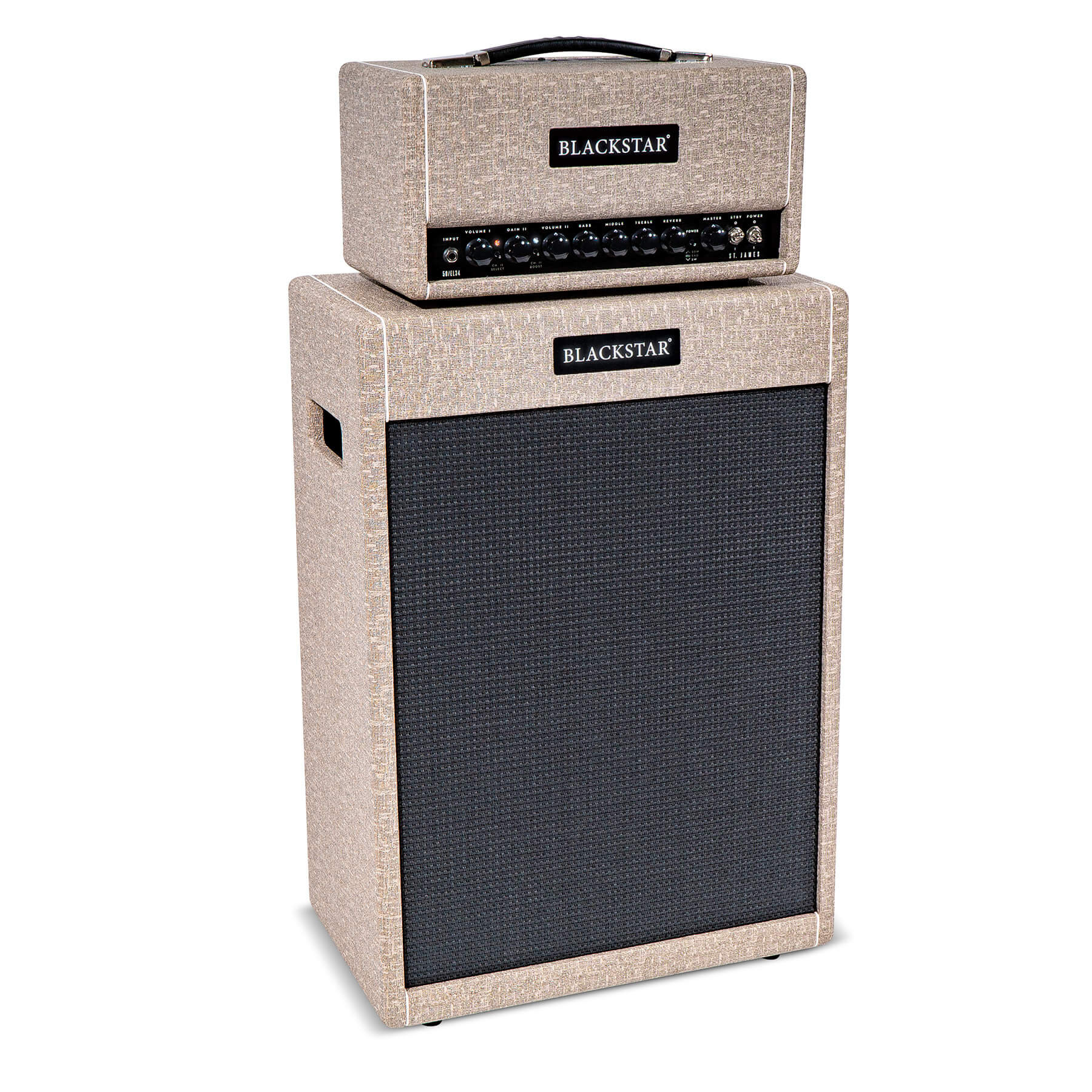 Galerijní obrázek č.5 Lampové zesilovače BLACKSTAR St. James 50 EL34 Head - Fawn