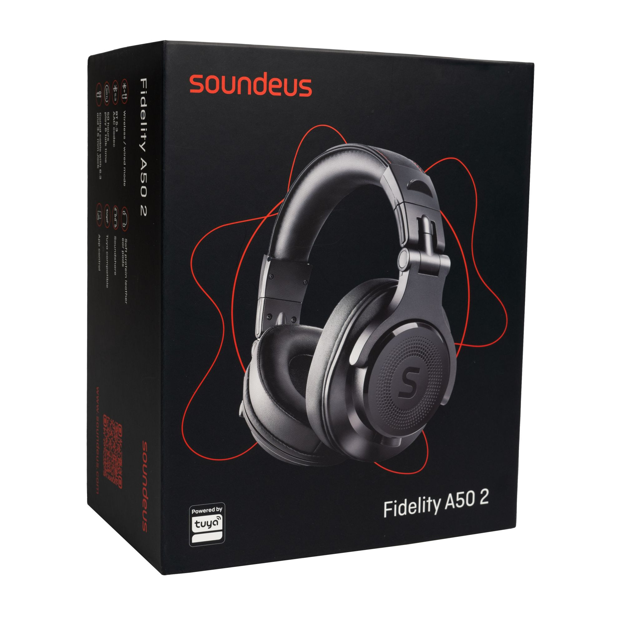 Galerijní obrázek č.1 Na uši (s kabelem) SOUNDEUS Fidelity A50-2