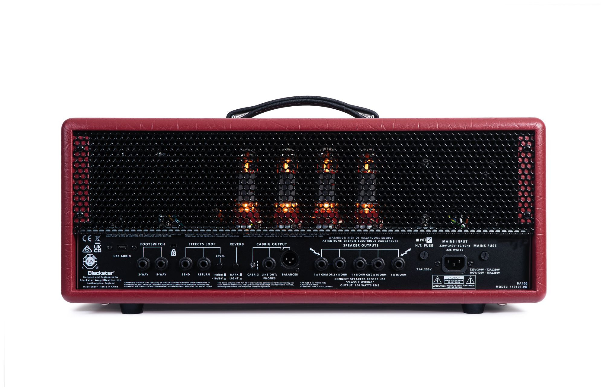 Galerijní obrázek č.4 Lampové zesilovače BLACKSTAR DA100 Ruby Doug Aldrich Signature