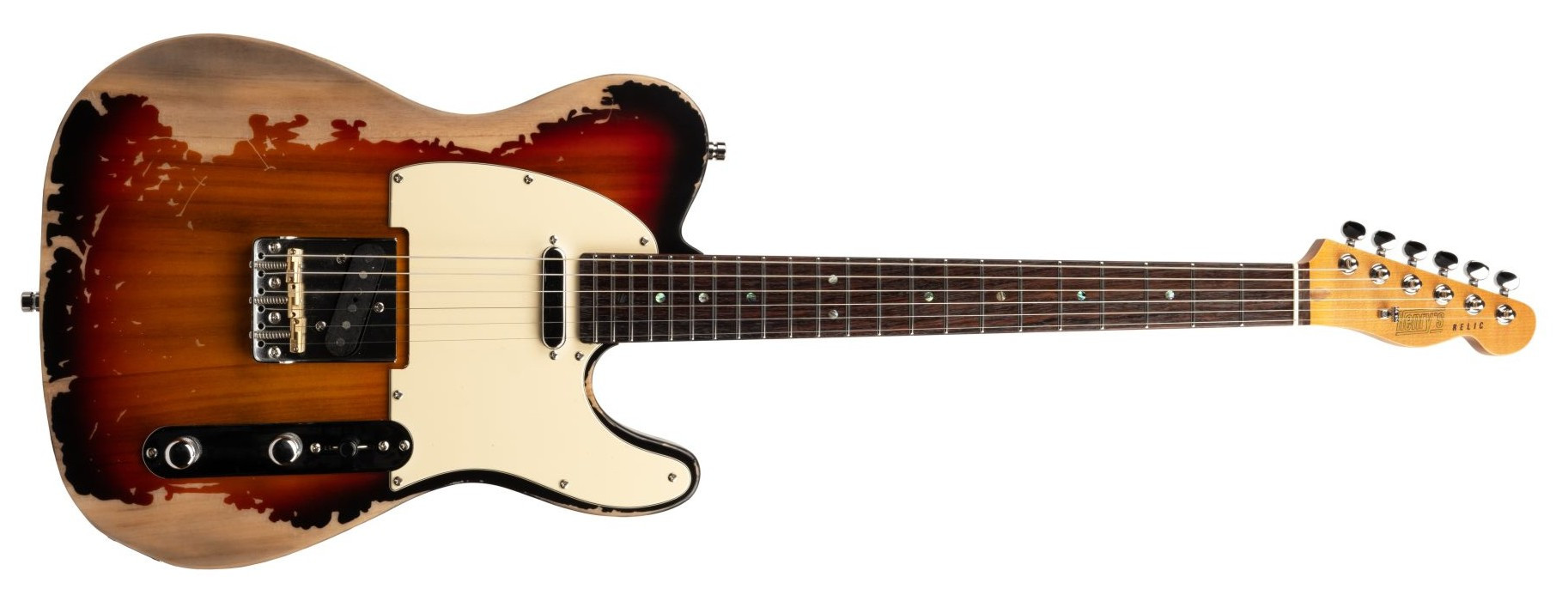 Hlavní obrázek Elektrické kytary HENRY’S Space TL-1 The Planet - Sunburst Aged B-Stock