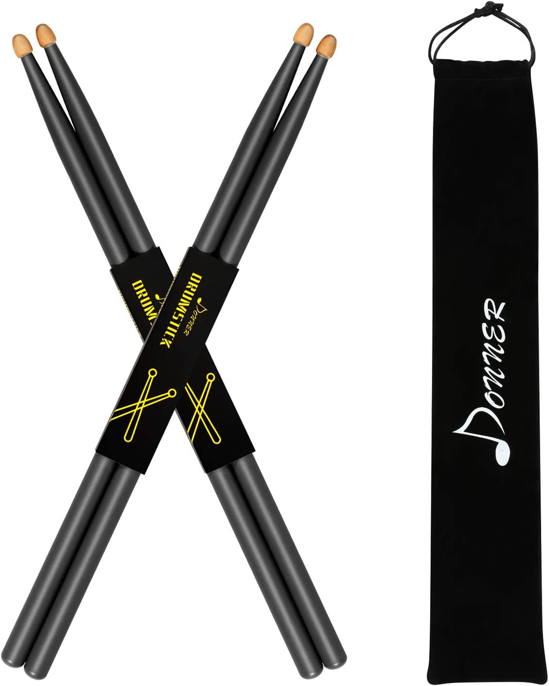 Hlavní obrázek 5A DONNER 5A Classic Maple Black 2 Pair