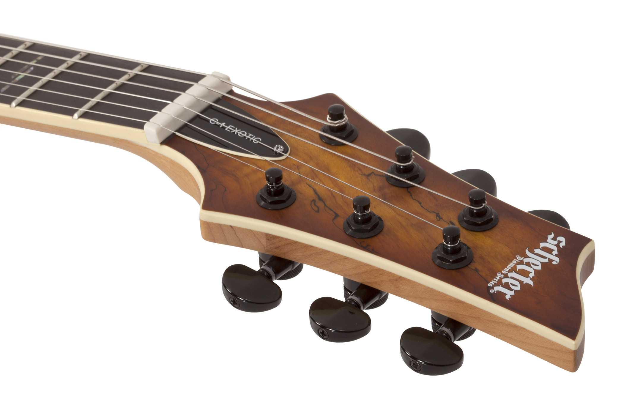 Galerijní obrázek č.12 Superstrat SCHECTER C-1 Exotic Spalted Maple - Satin Natural Vintage Burst
