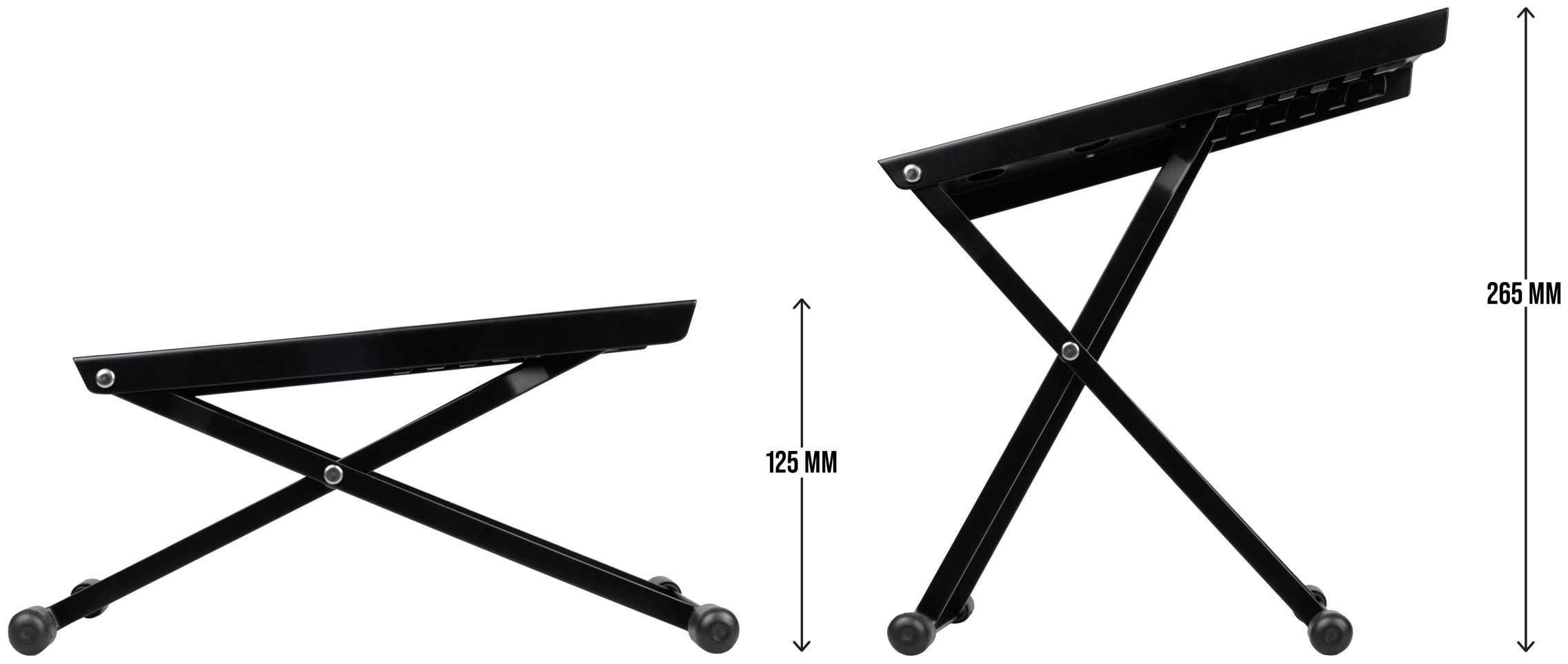 Galerijní obrázek č.4 Kytarové podnožky HENRY’S Classic FTR02 - Black