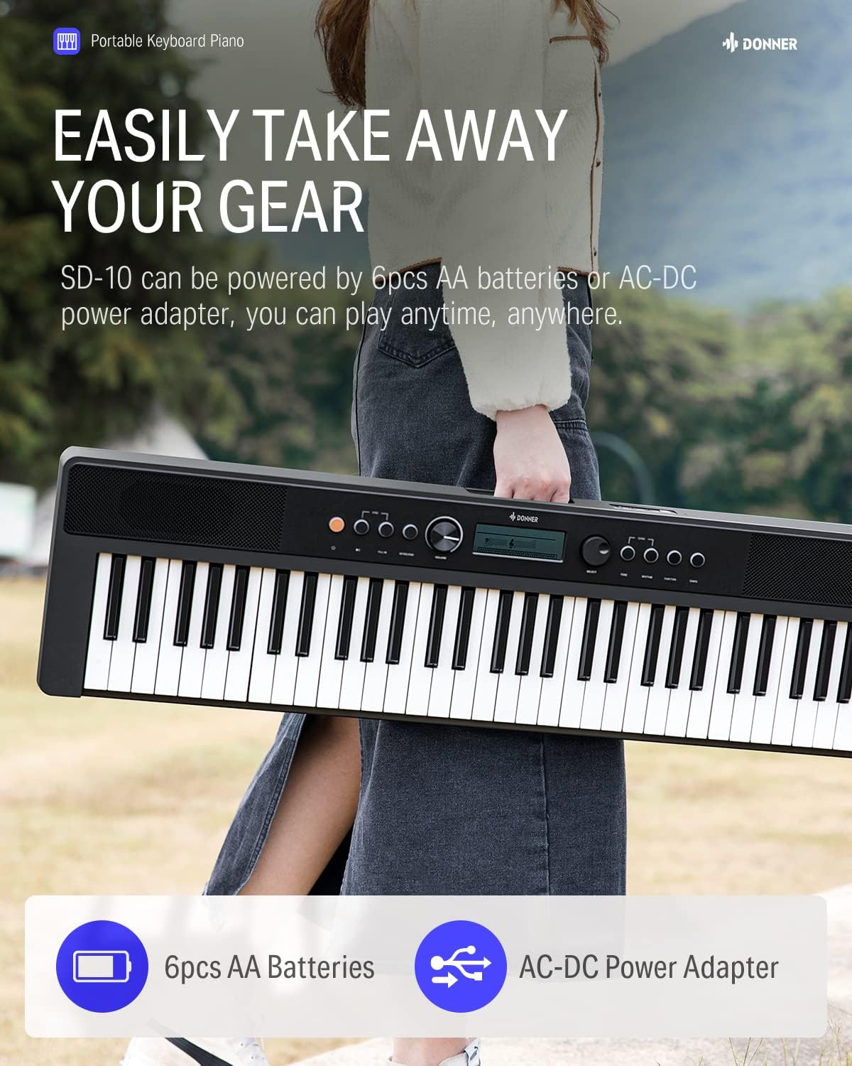 Galerijní obrázek č.11 Stage piana DONNER SD-10