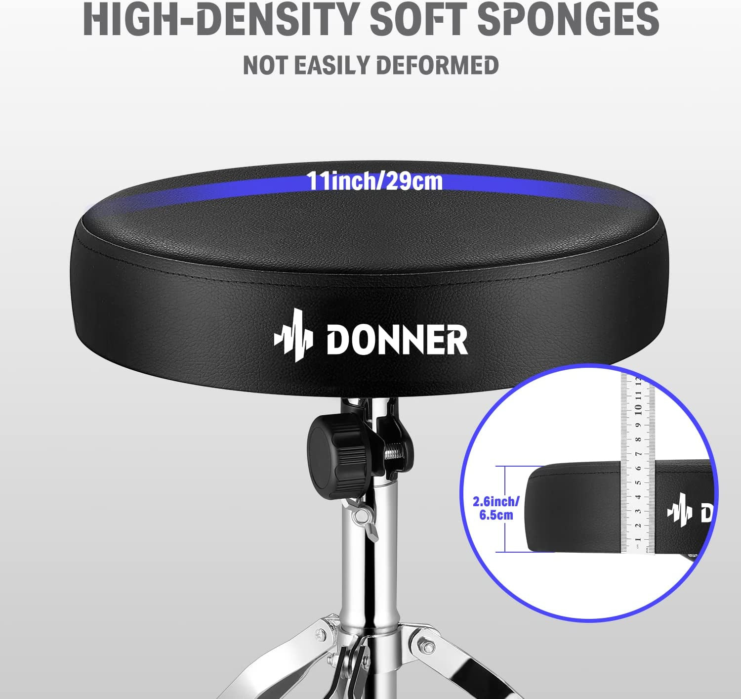 Galerijní obrázek č.2 Stoličky DONNER Drum Throne Set