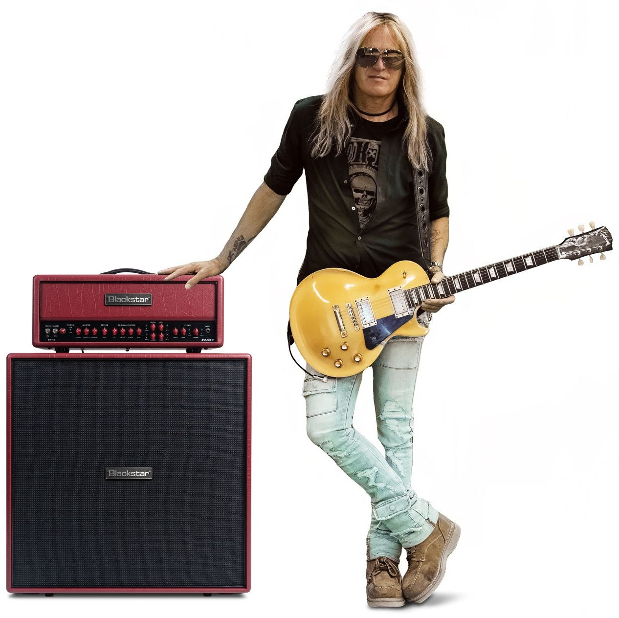 Galerijní obrázek č.6 Lampové zesilovače BLACKSTAR DA100 Ruby Doug Aldrich Signature