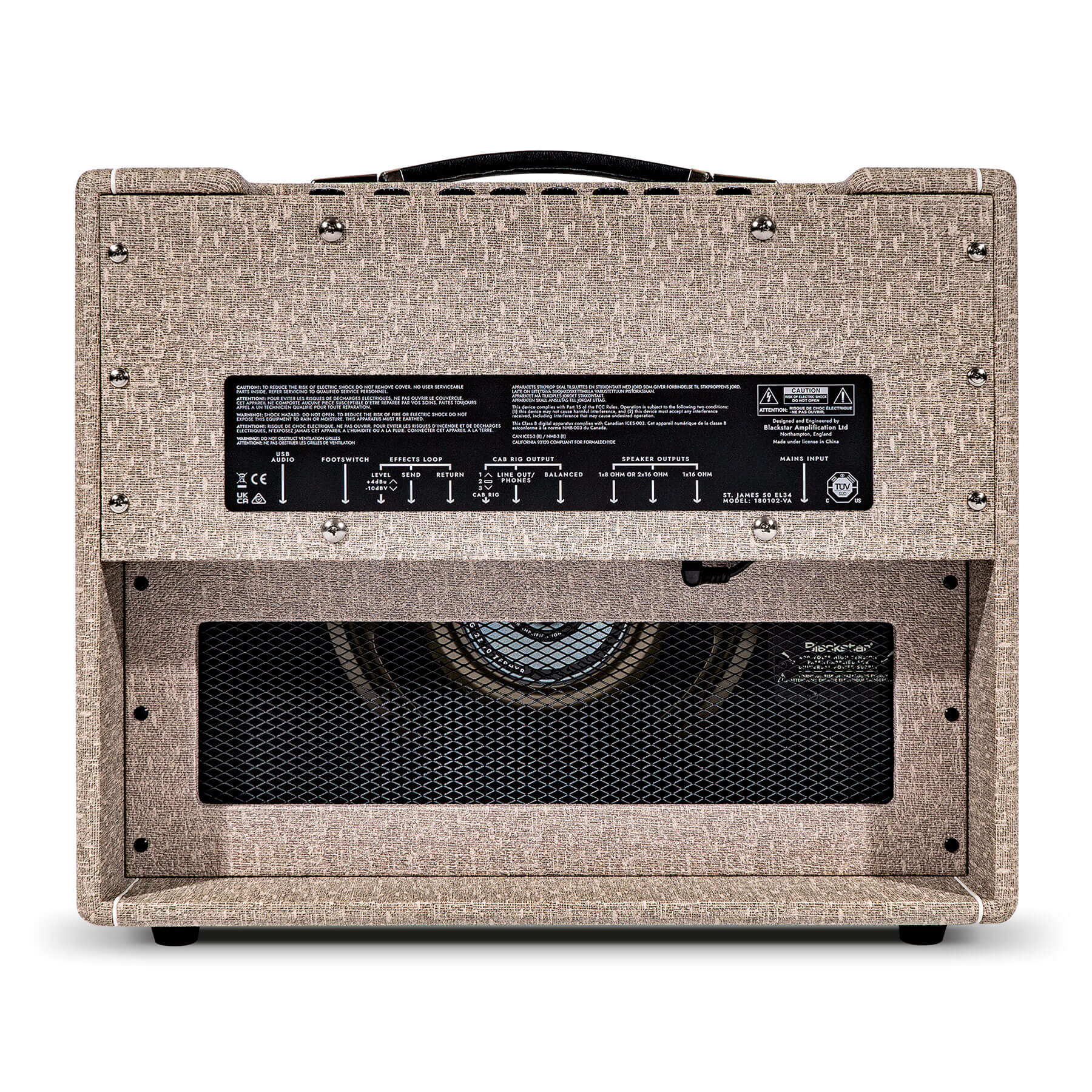 Galerijní obrázek č.4 Lampová komba BLACKSTAR St. James 50 EL34 Combo - Fawn