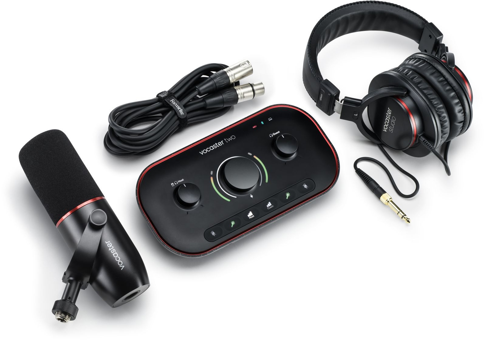 Hlavní obrázek Mikrofony pro rozhlasové vysílání FOCUSRITE Vocaster Two Studio