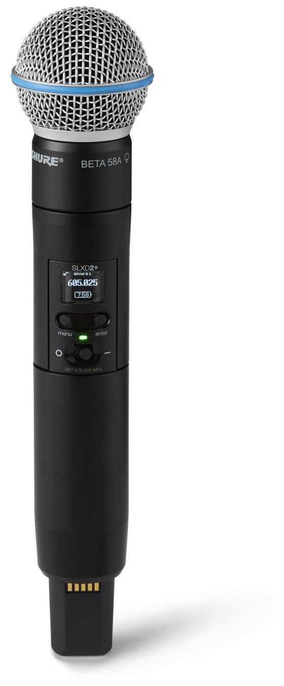 Hlavní obrázek Samostatné vysílače k bezdrátovým systémům SHURE SLXD2+/B58-S50