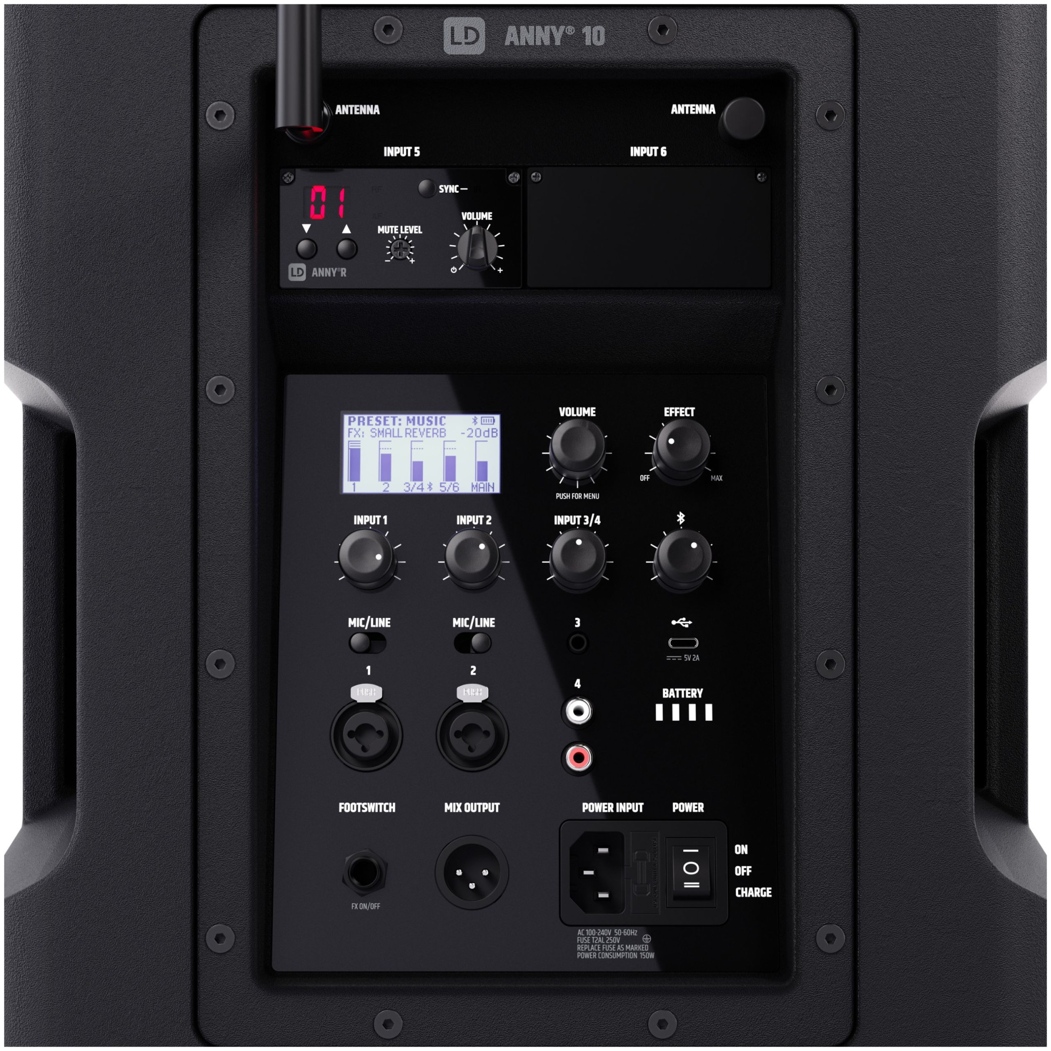 Galerijní obrázek č.5 Aktivní reproboxy LD SYSTEMS ANNY 10 HHD B6