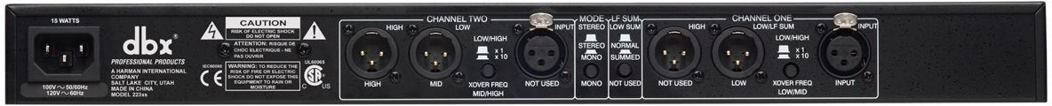 Galerijní obrázek č.1 Speaker management a crossovery DBX 223XS