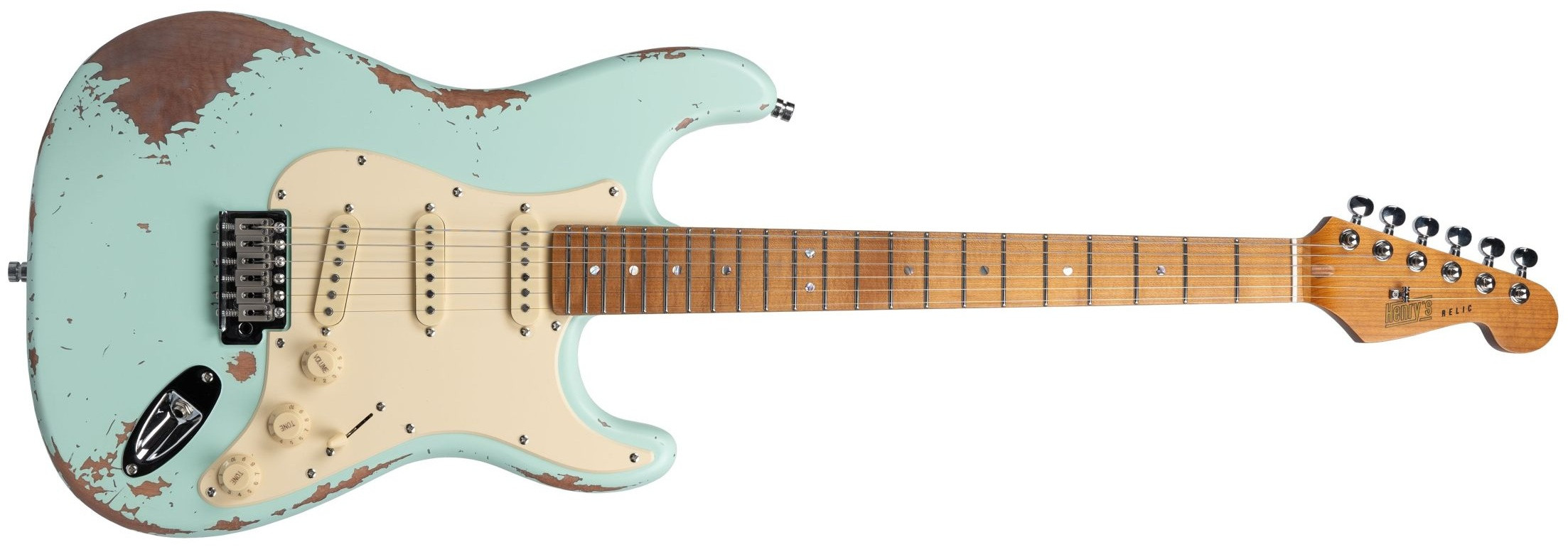 Hlavní obrázek Elektrické kytary HENRY’S Destiny ST-2 Fatal - Surf Green Aged