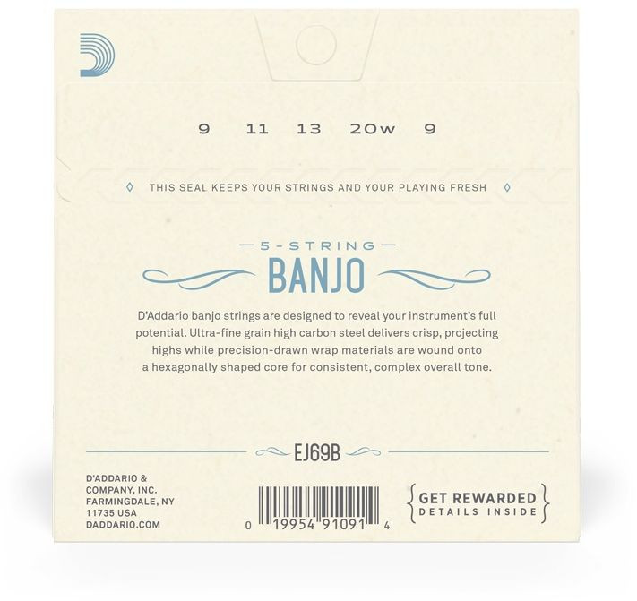 Galerijní obrázek č.1 Pro banja D'ADDARIO EJ69B