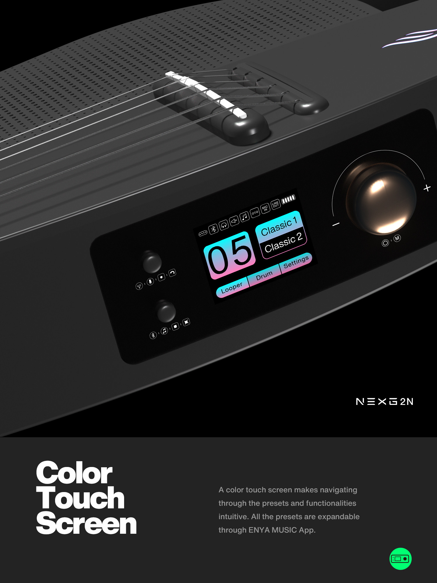Galerijní obrázek č.2 Klasické kytary ENYA MUSIC NEXG 2N - Black