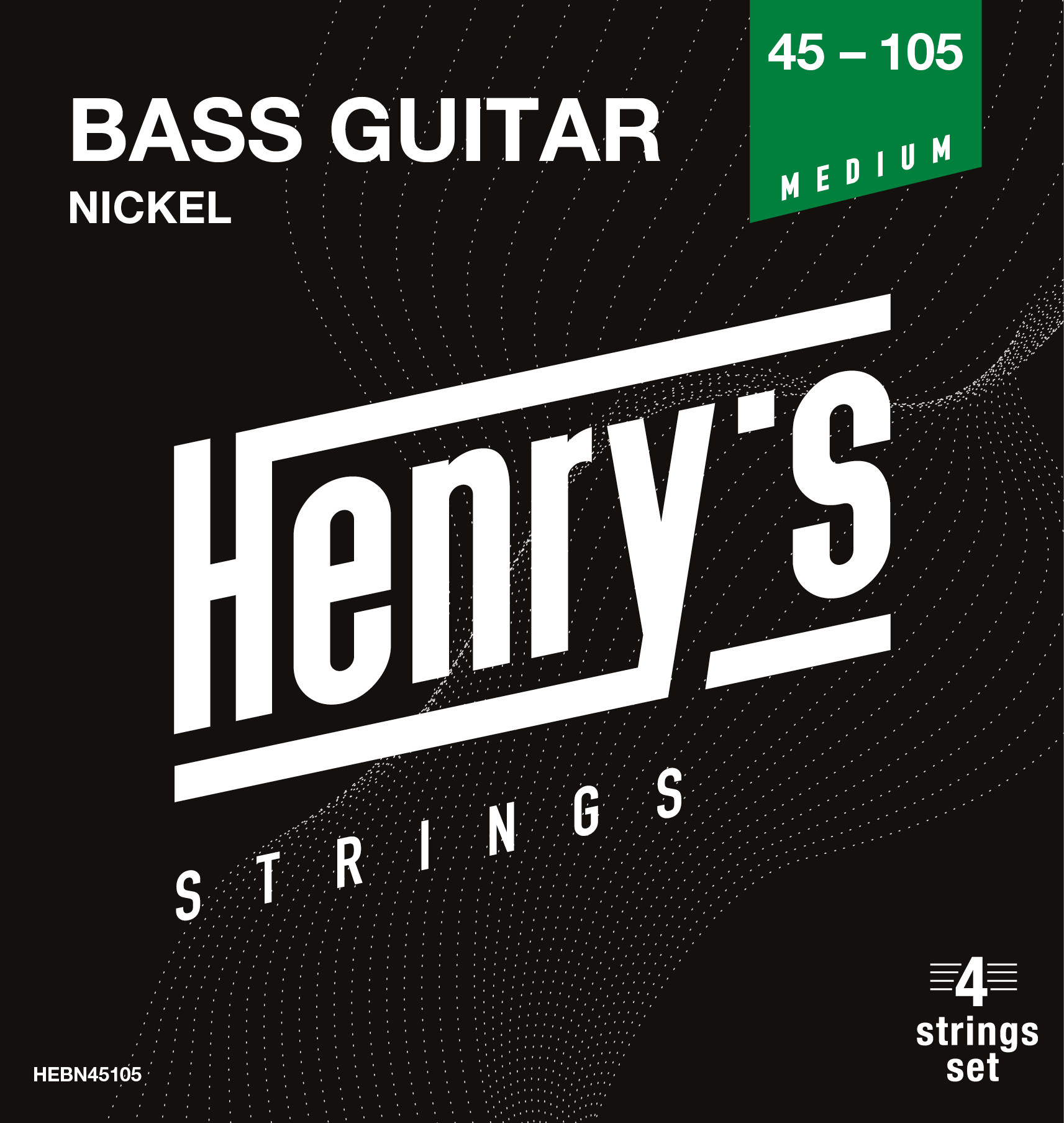 Hlavní obrázek Tvrdost .045 HENRY’S HEBN45105 Bass Nickel - 045“ - 105”