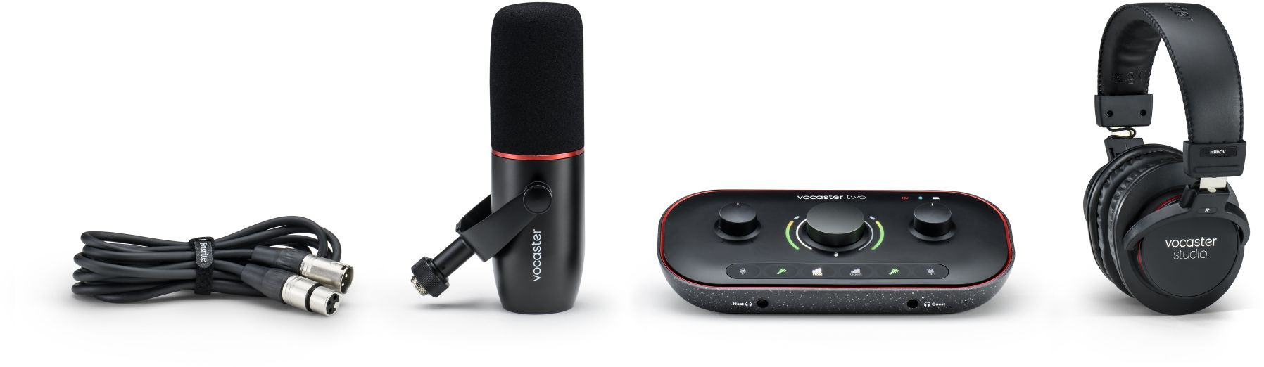 Galerijní obrázek č.5 Mikrofony pro rozhlasové vysílání FOCUSRITE Vocaster Two Studio