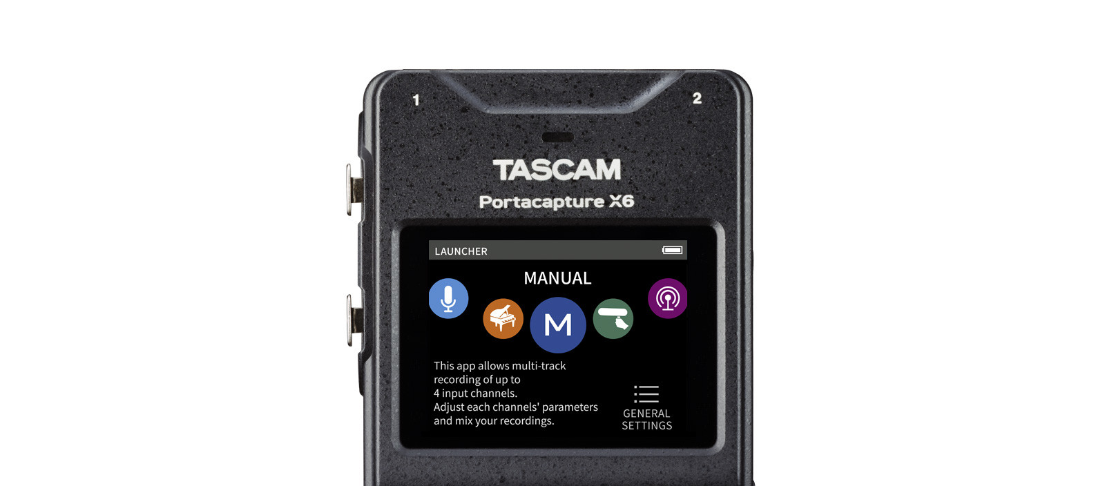 Galerijní obrázek č.6 Vícestopé rekordéry přenosné TASCAM Portacapture X6