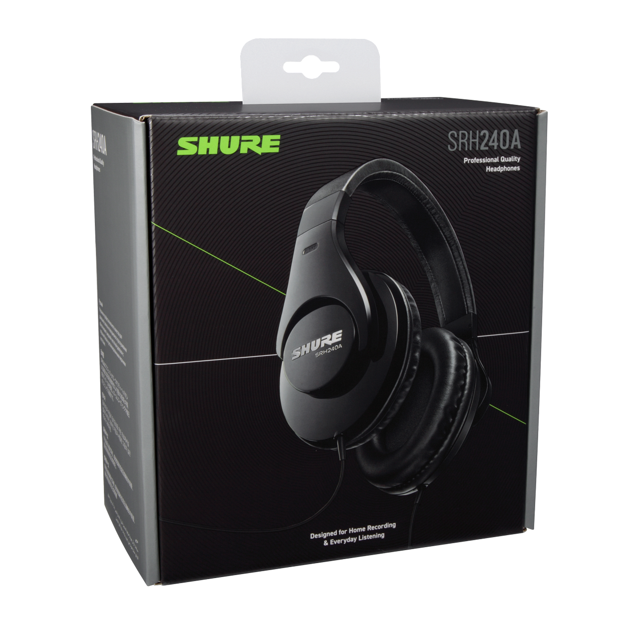 Galerijní obrázek č.6 Velká náhlavní sluchátka SHURE SRH240A BK