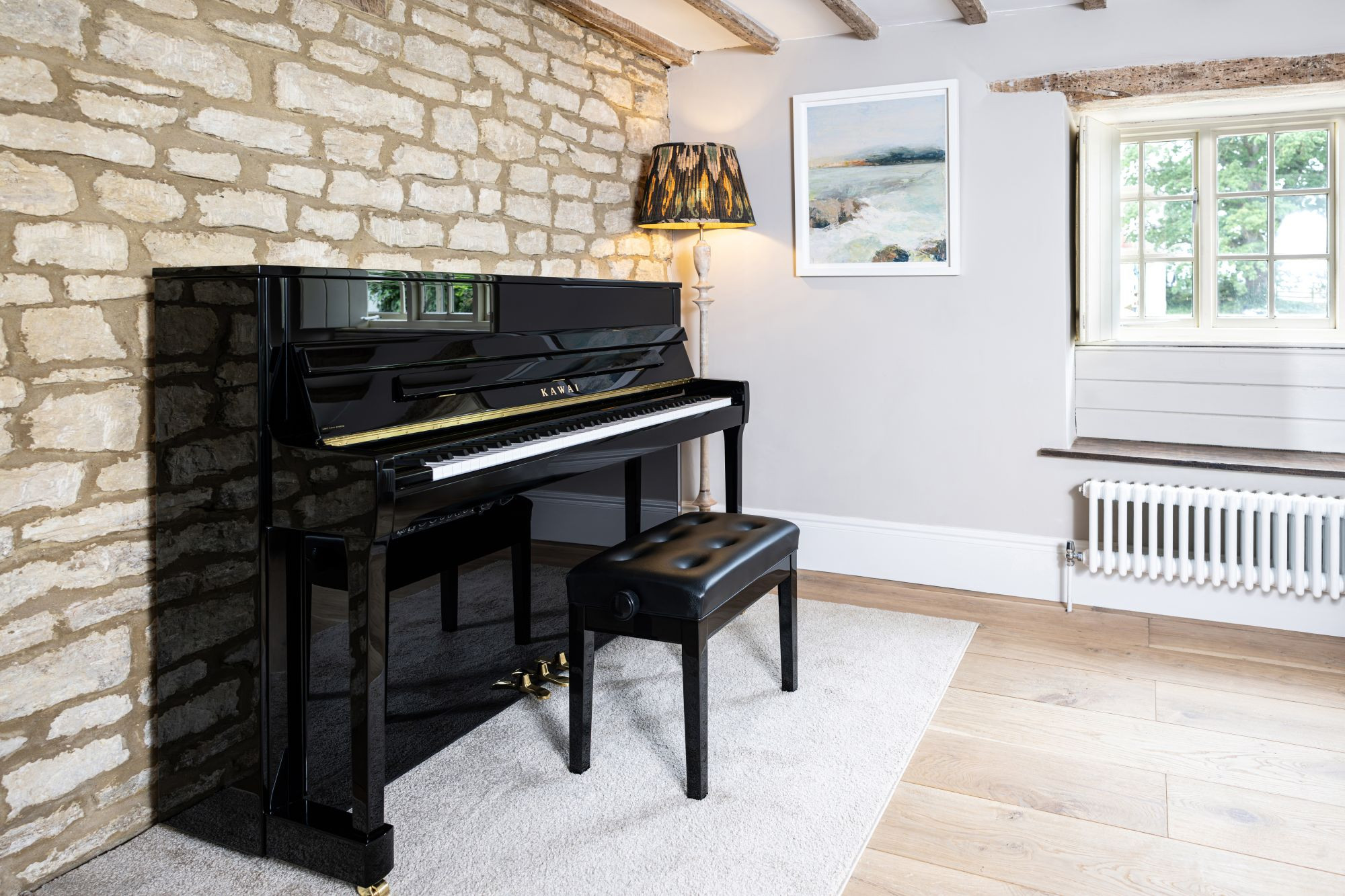 Galerijní obrázek č.1 Digitální piana KAWAI K-200 ATX4 - Ebony Polish